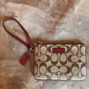 EUC Coach Wallet/ Clutch  6.25 “ Wide 4.5” Tall.